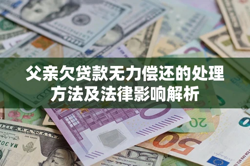 北京父亲欠贷款无力偿还的处理方法及法律影响解析